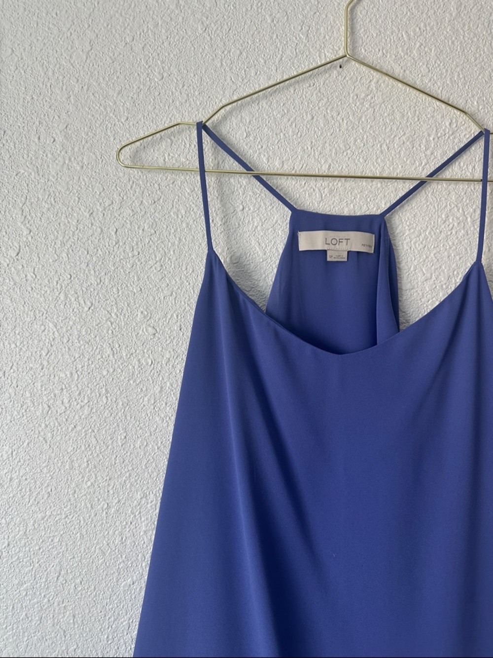 LOFT Periwinkle Strappy Trapeze Cami Top - Picture 3 of 13